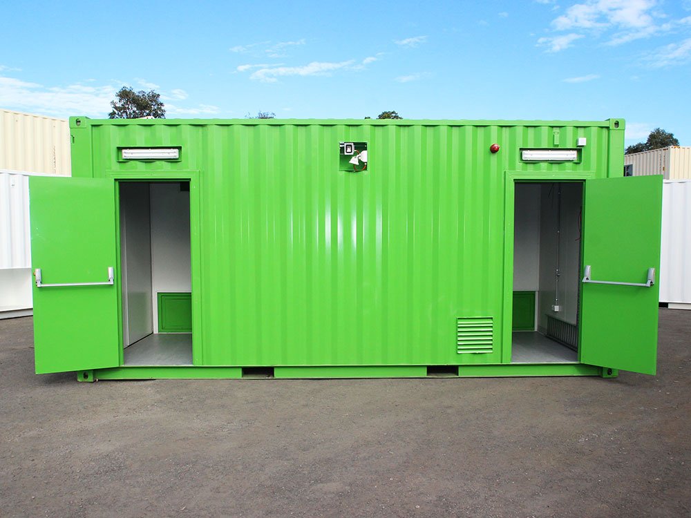 20 ft and 40 ft Switch Room Container – Insulated with Climate Control