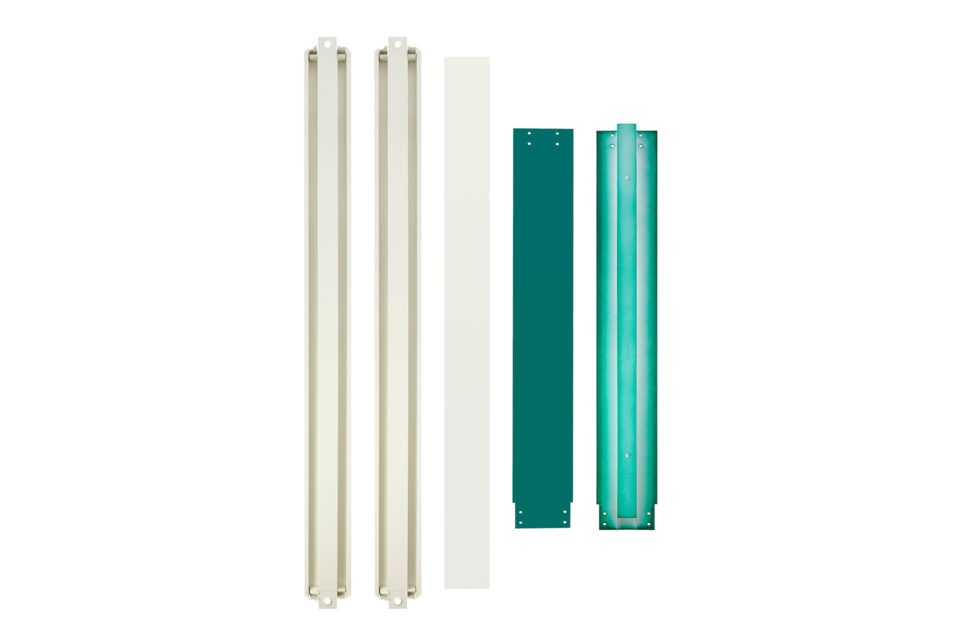 3.3m Flat Pack Office Linking Kit – Side-by-Side, Galvanised and Powder Coated