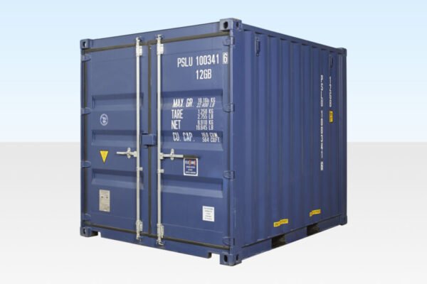 10 ft x 8 ft Shipping Container – Blue, Corten Steel, CSC Plated