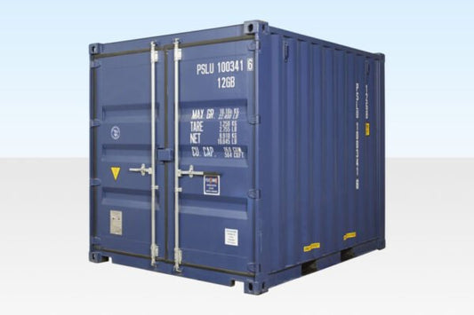 10 ft x 8 ft Shipping Container – Blue, Corten Steel, CSC Plated