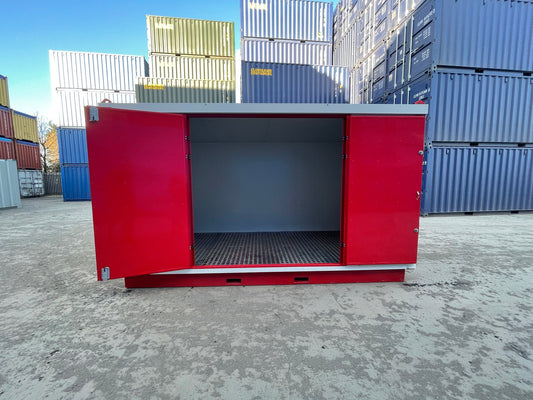 4m x 2m Insulated COSHH Flat Pack Storage Unit