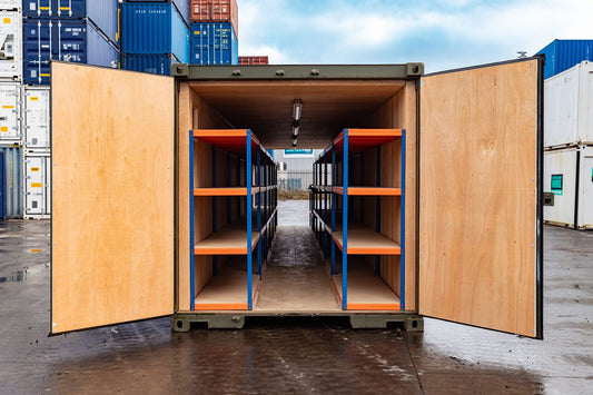 40ft Tunnel Container Workshop with Dual Access and Electrical Fit-Out
