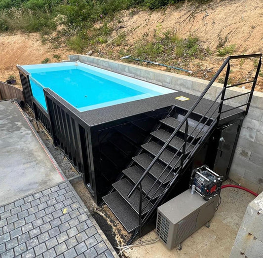20ft Converted Shipping Container Swimming Pool