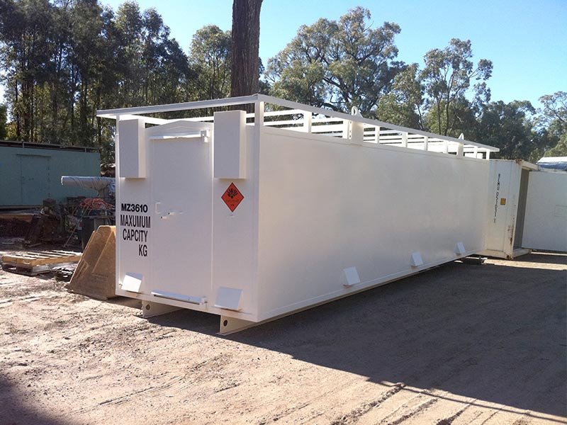 Explosive Magazine Container – Hazardous Material Storage, 250kg to 20,000kg Capacity