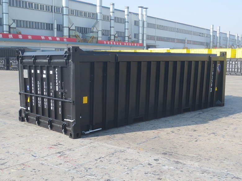 20 ft Open Top Half Height Container – Removable Hard Lid, Bulk Cargo