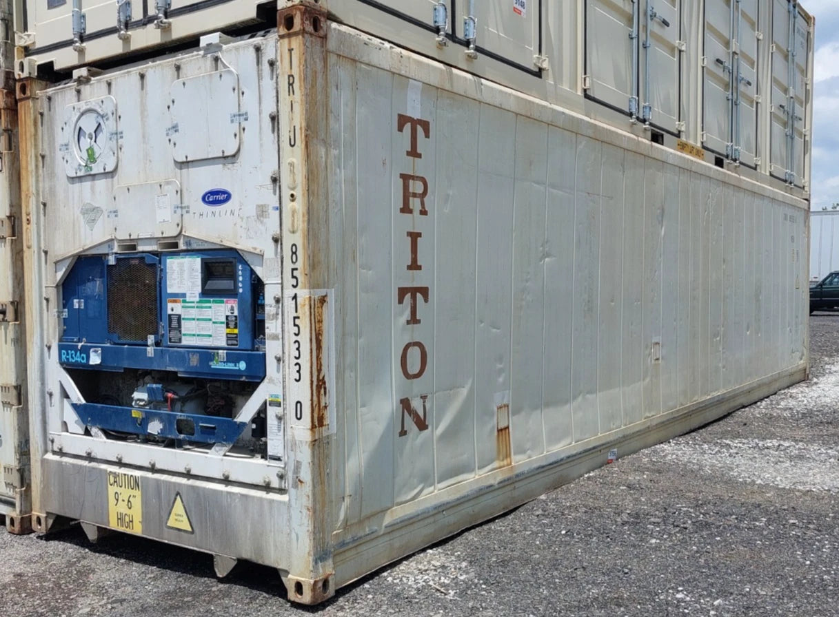2010 Carrier Thinline 40ft High Cube Refrigerated Container – Used