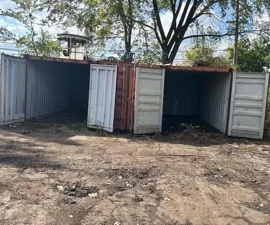 20 ft Shipping Container – Steel Construction with Double Doors